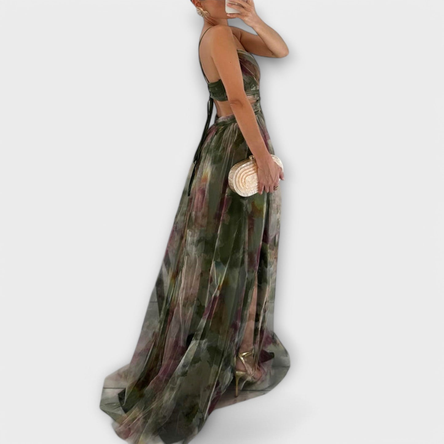 Annai Mesh Maxijurk – Elegant en Nauwsluitend