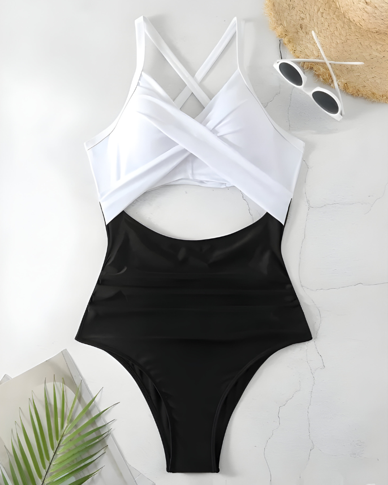 Selena™ | Elegant corrigerend badpak met cut-out design