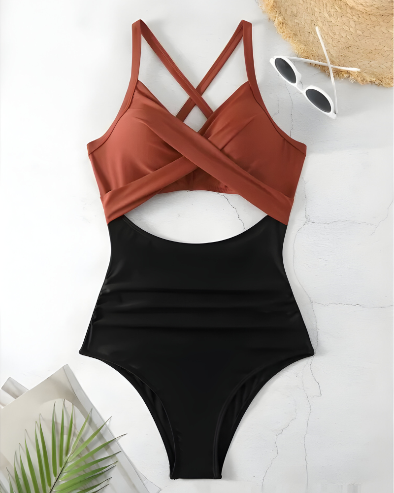 Selena™ | Elegant corrigerend badpak met cut-out design