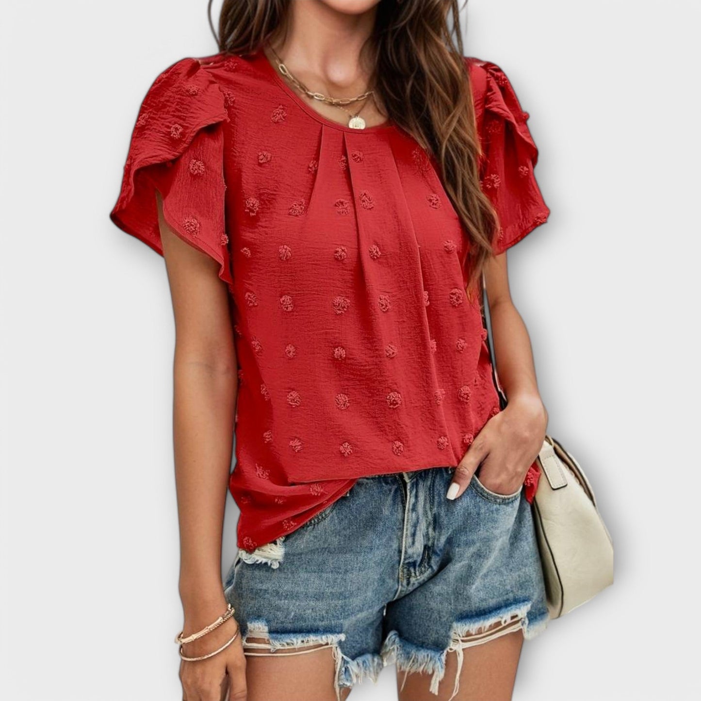 Charlotte – De perfecte polkadotblouse