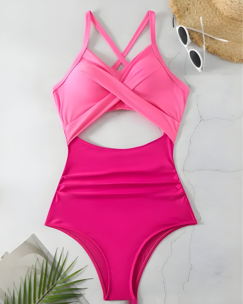 Selena™ | Elegant corrigerend badpak met cut-out design
