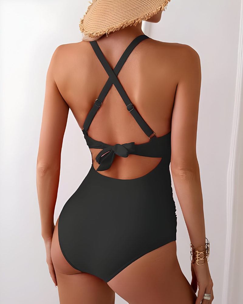 Selena™ | Elegant corrigerend badpak met cut-out design