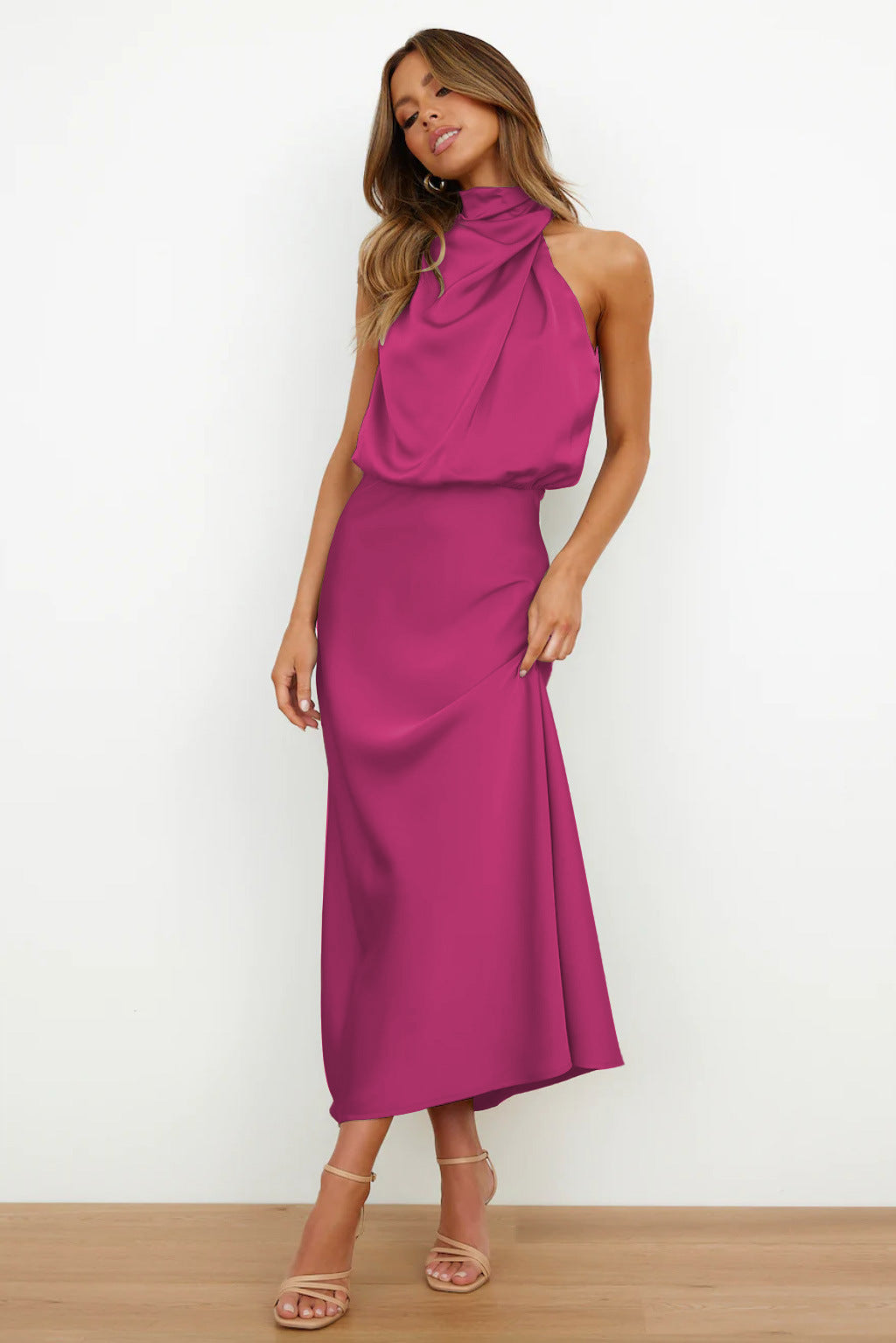 PANORAMA | Elegante zomerse satijnen jurk