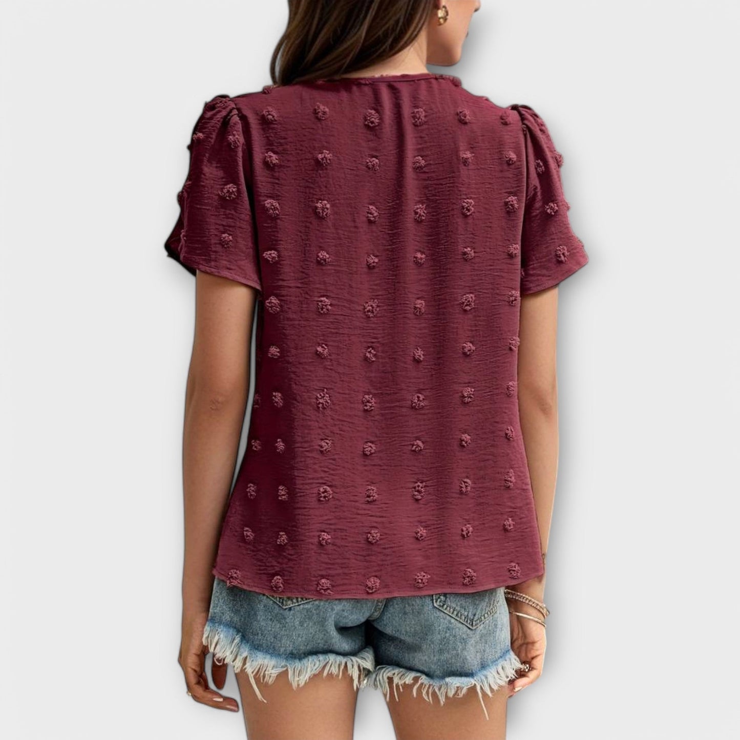 Charlotte – De perfecte polkadotblouse
