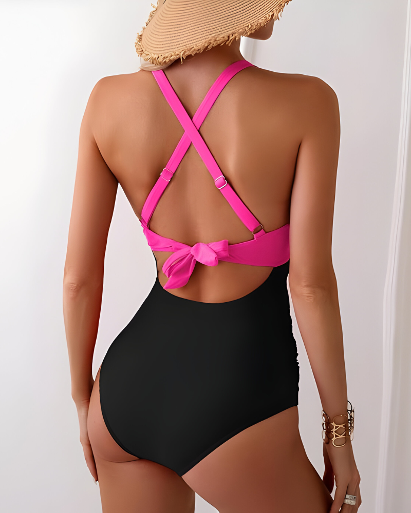 Selena™ | Elegant corrigerend badpak met cut-out design