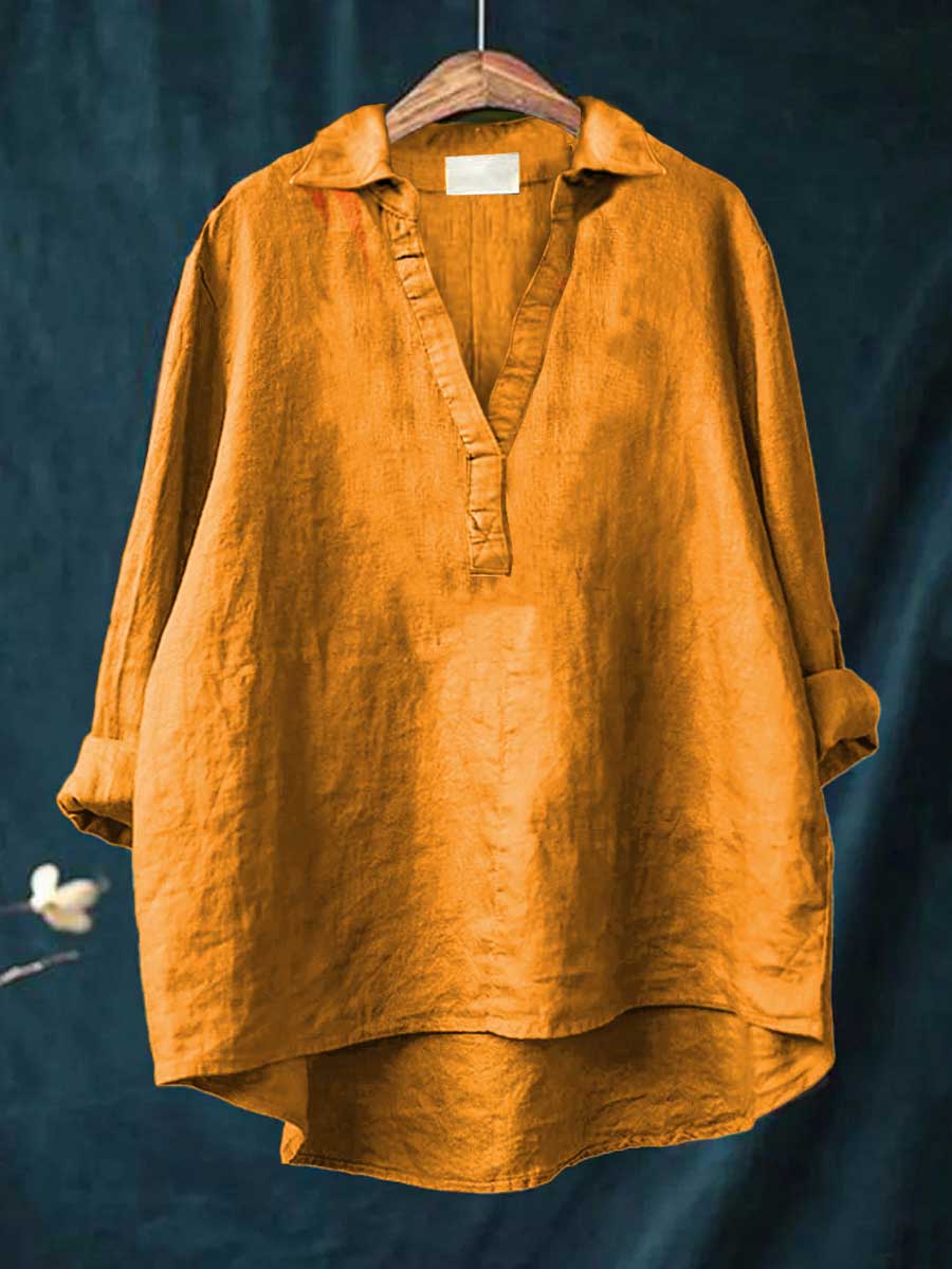 Andrea™ - Linnen Blouse