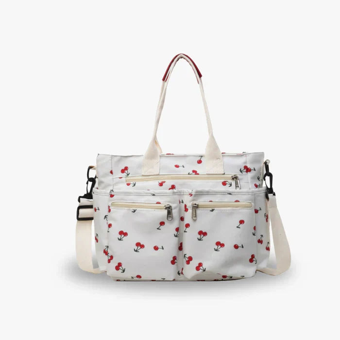 cherry cord tote | Schoudertas