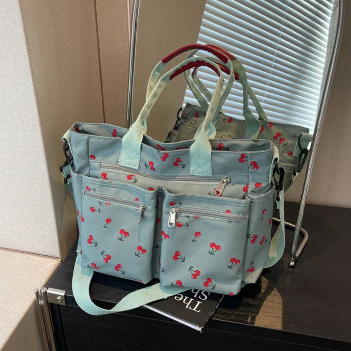 cherry cord tote | Schoudertas