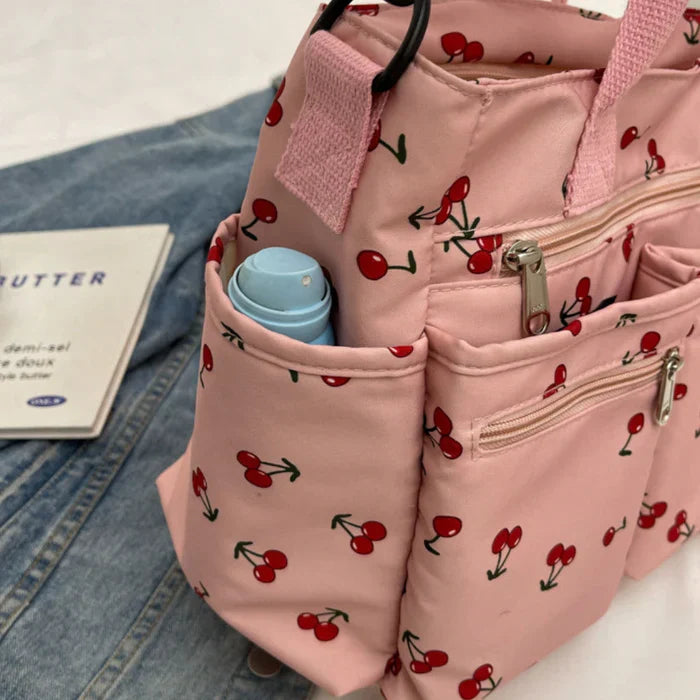 cherry cord tote | Schoudertas
