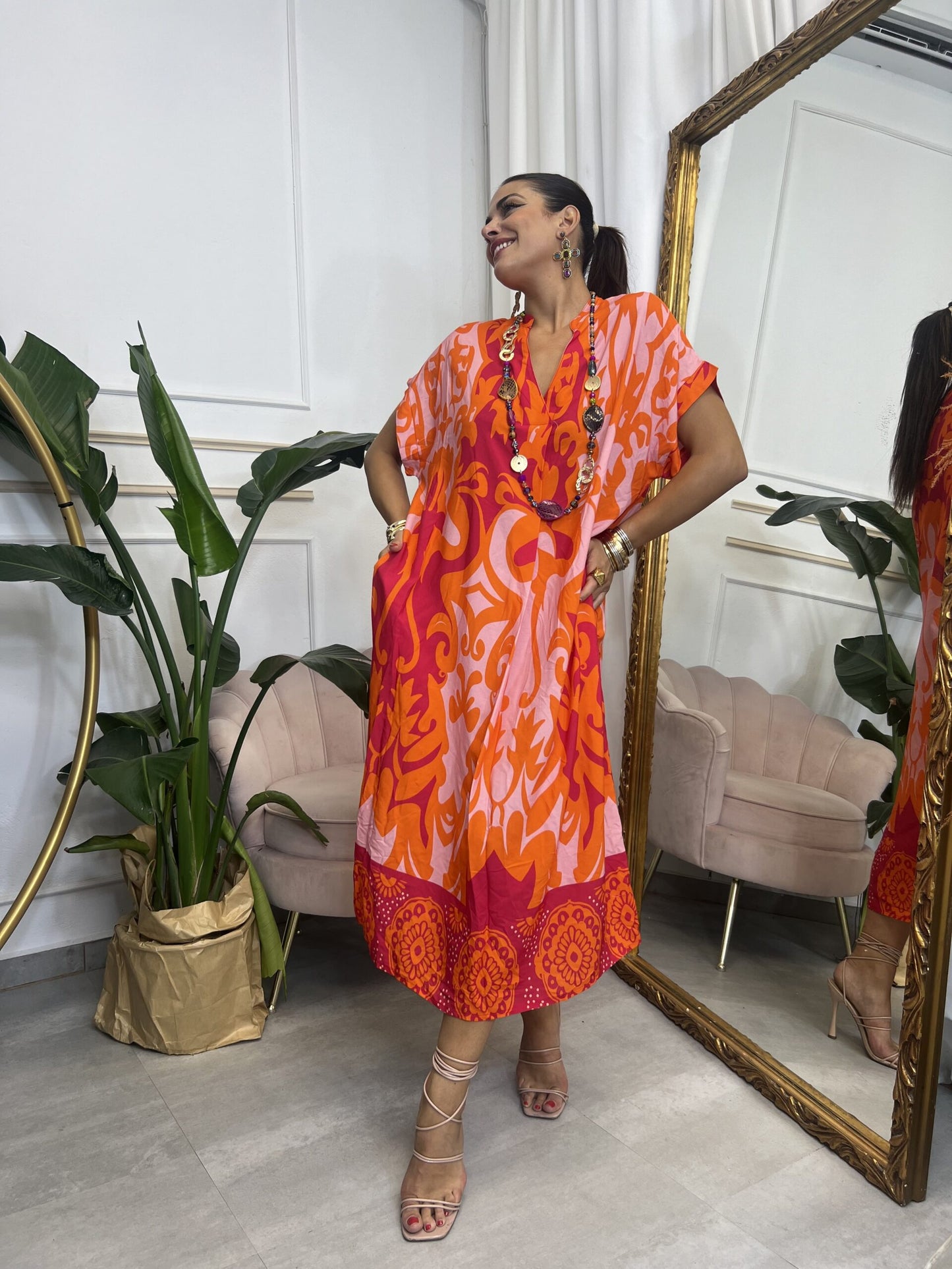 Elena™ - Elegante bloemenjurk