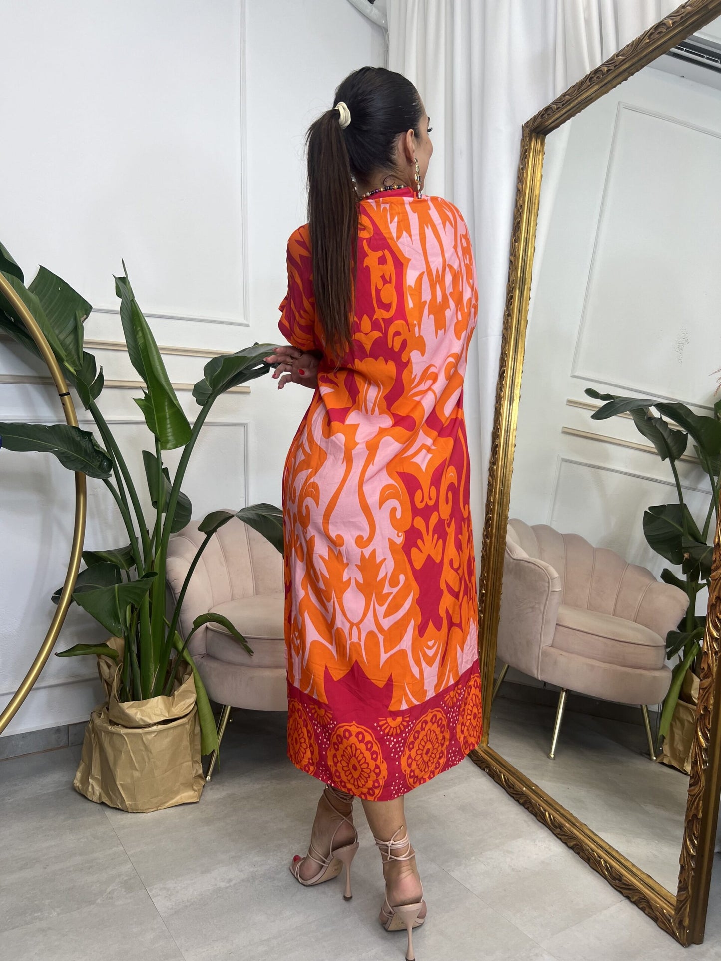 Elena™ - Elegante bloemenjurk
