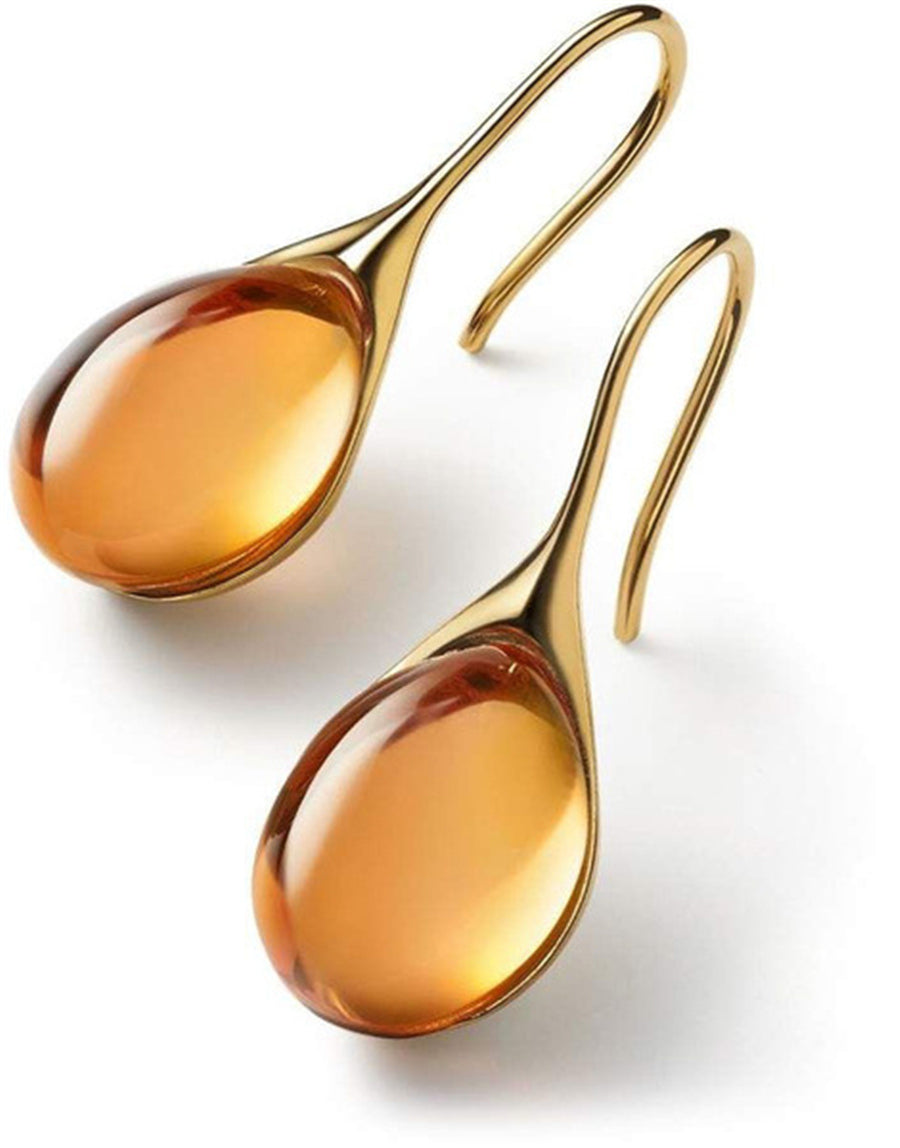 Crystal Drop Oorbellen in Gold and Silver