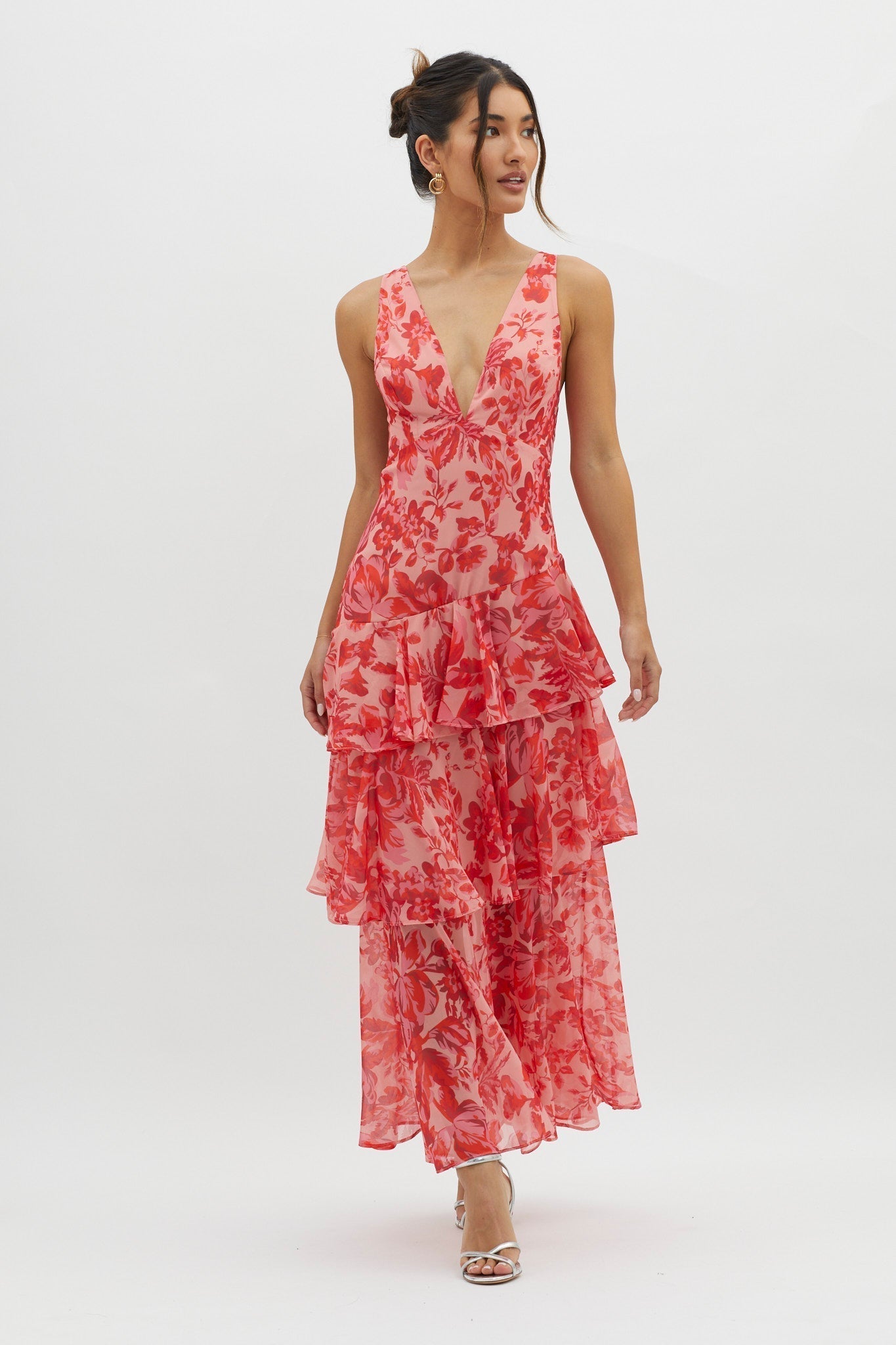 Faye™ | Bloom Shift Midi Jurk