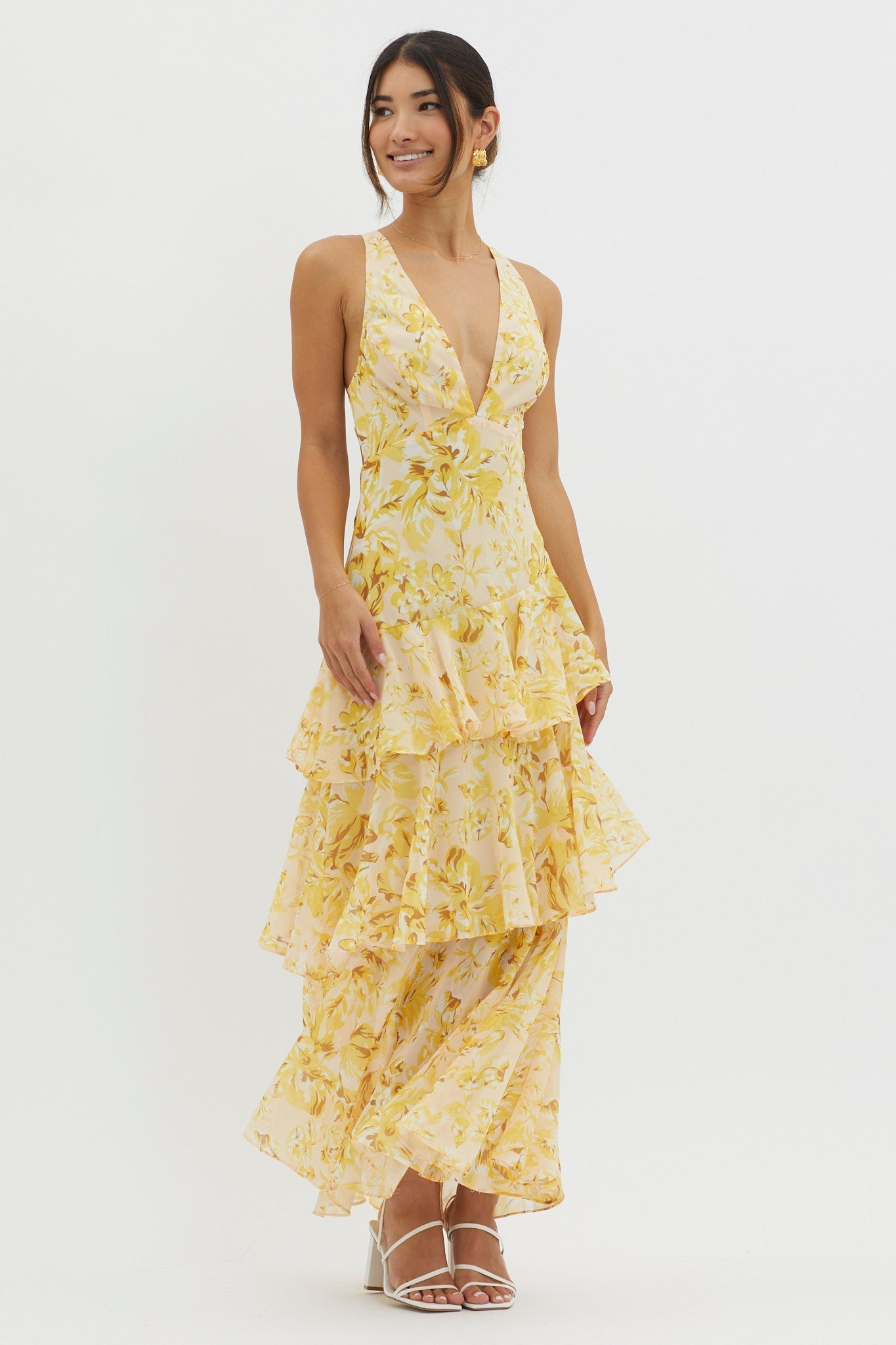 Faye™ | Bloom Shift Midi Jurk