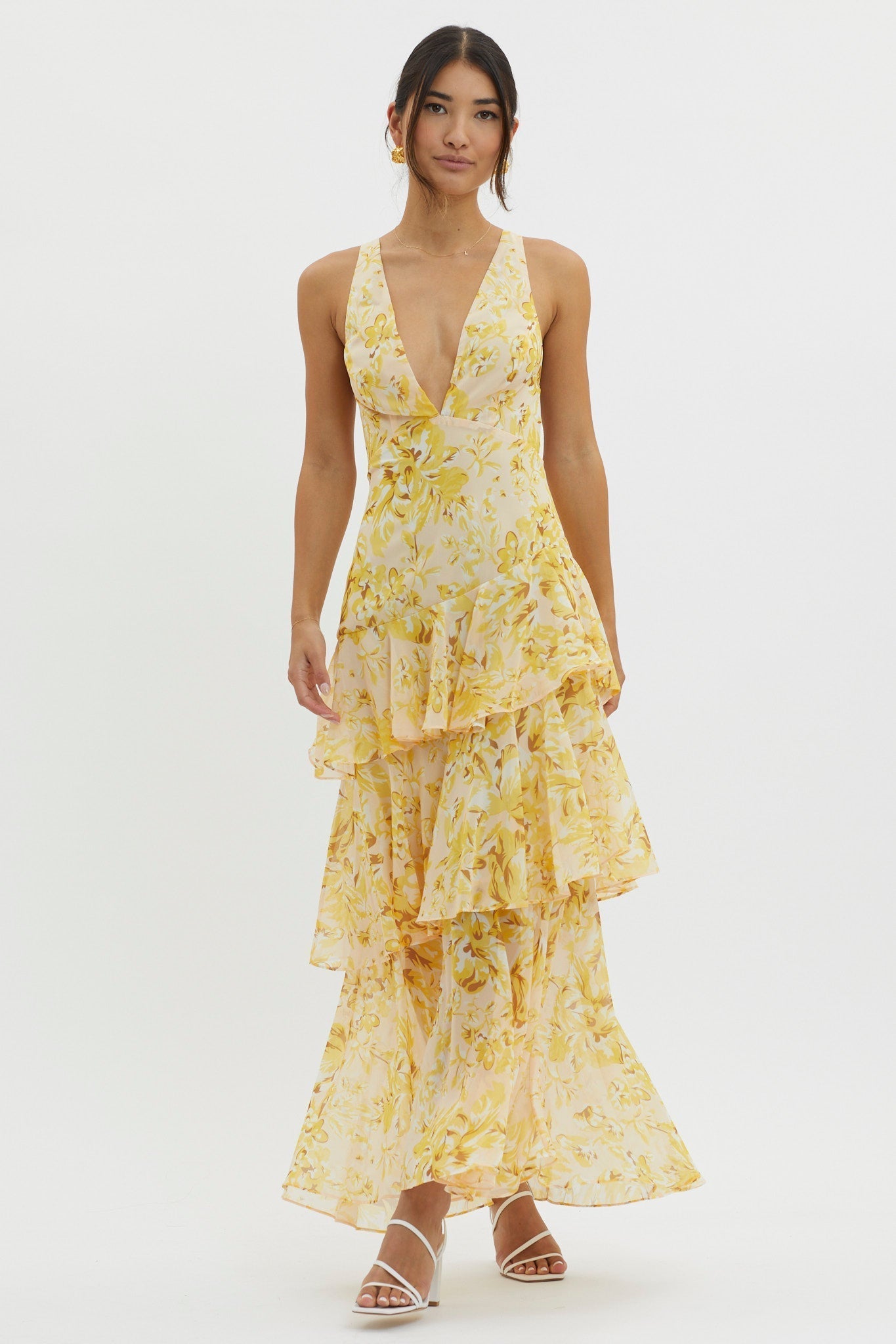 Faye™ | Bloom Shift Midi Jurk