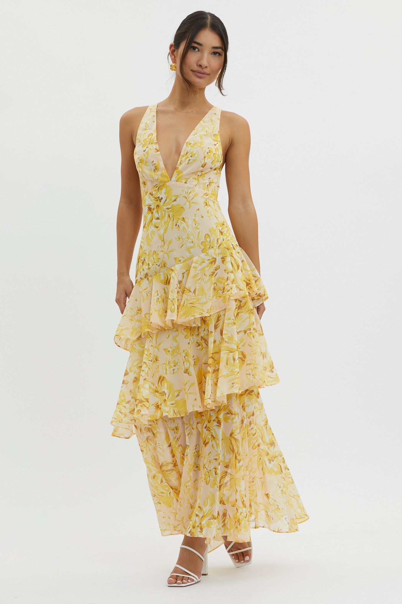 Faye™ | Bloom Shift Midi Jurk