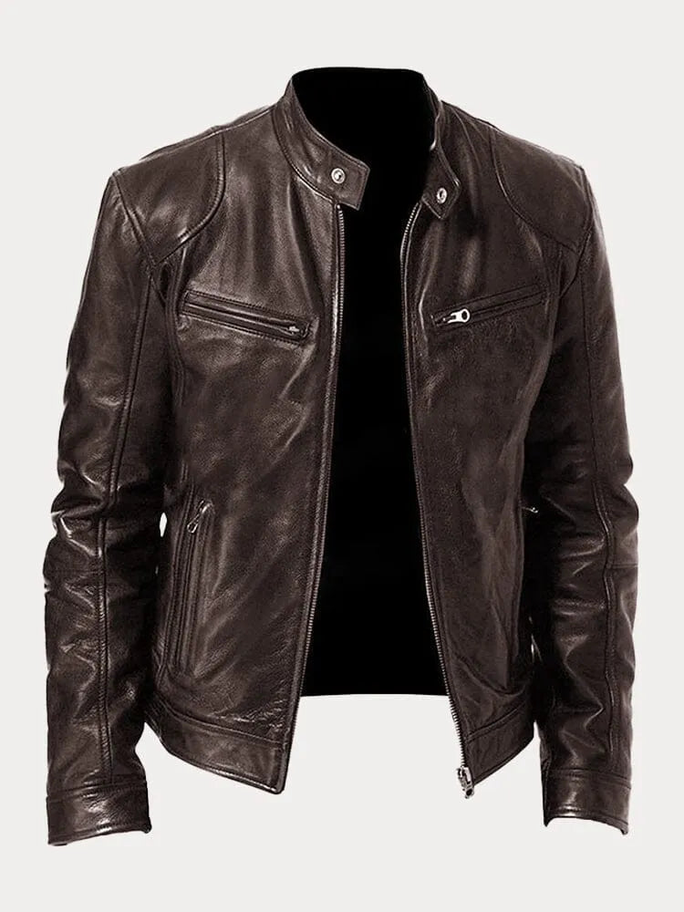 Rico™ | Casual leren jas
