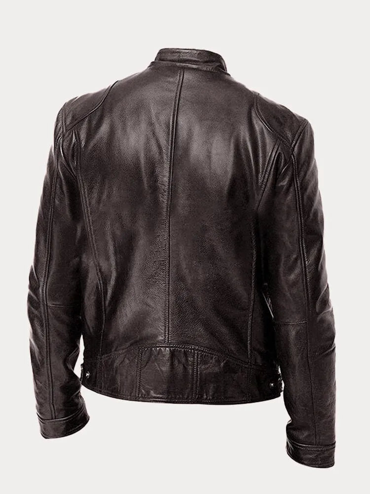 Rico™ | Casual leren jas