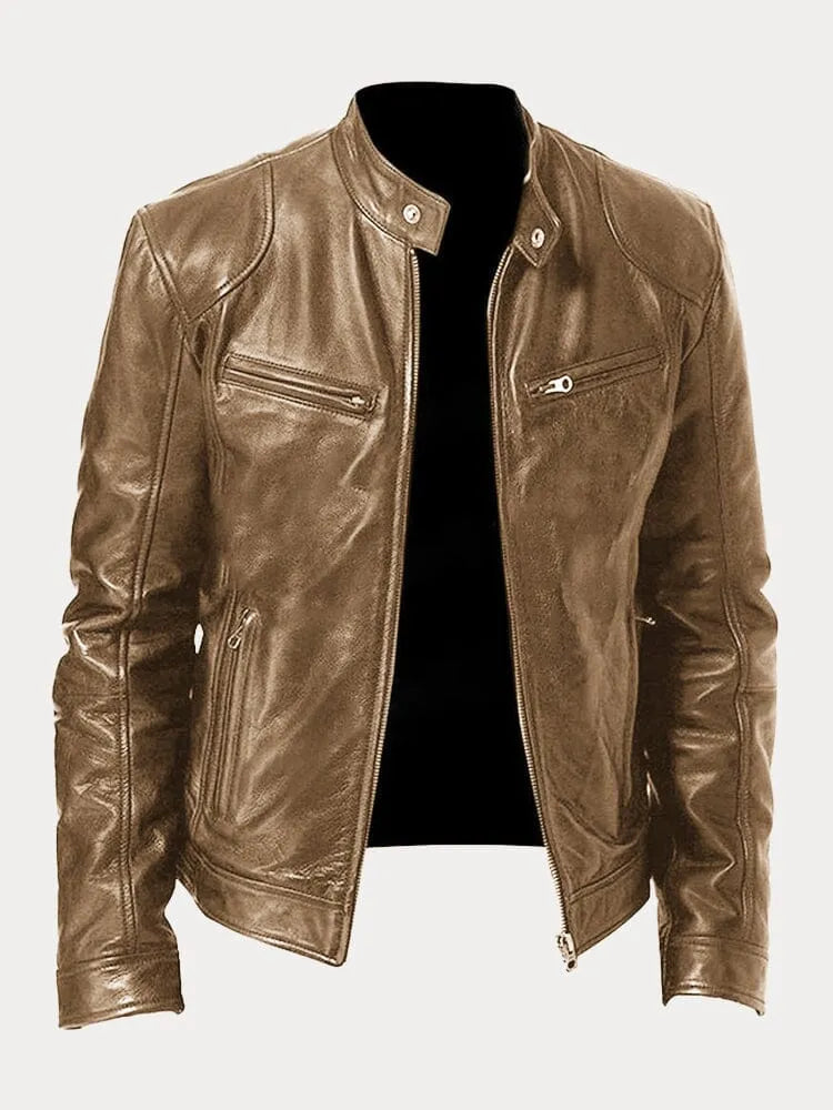 Rico™ | Casual leren jas