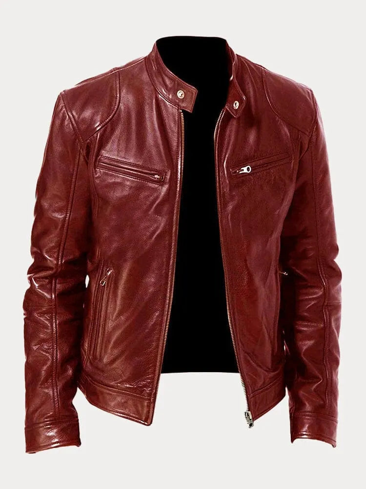 Rico™ | Casual leren jas