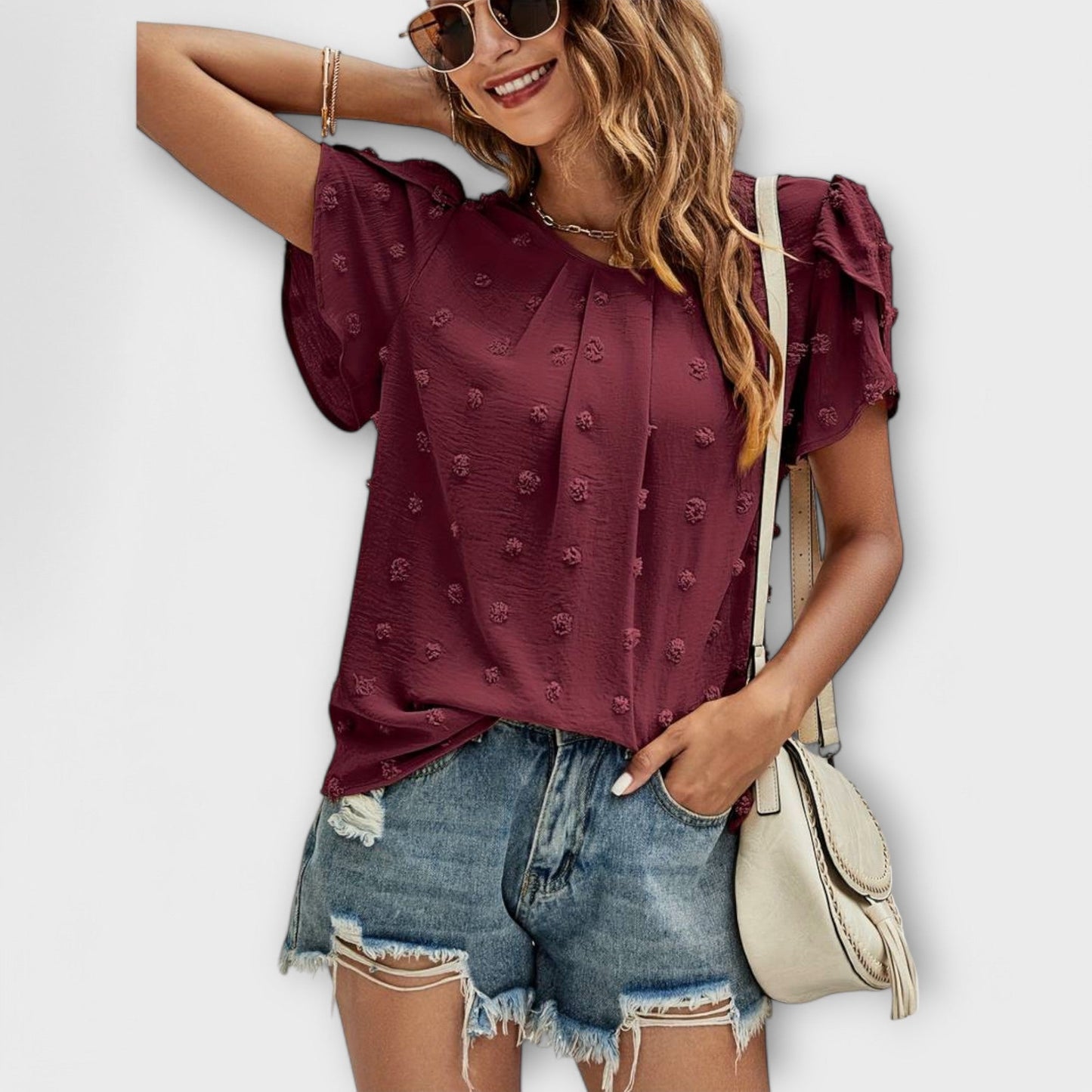 Charlotte – De perfecte polkadotblouse