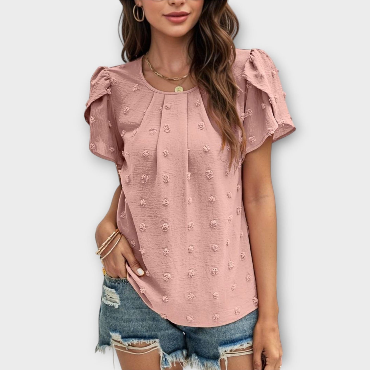 Charlotte – De perfecte polkadotblouse