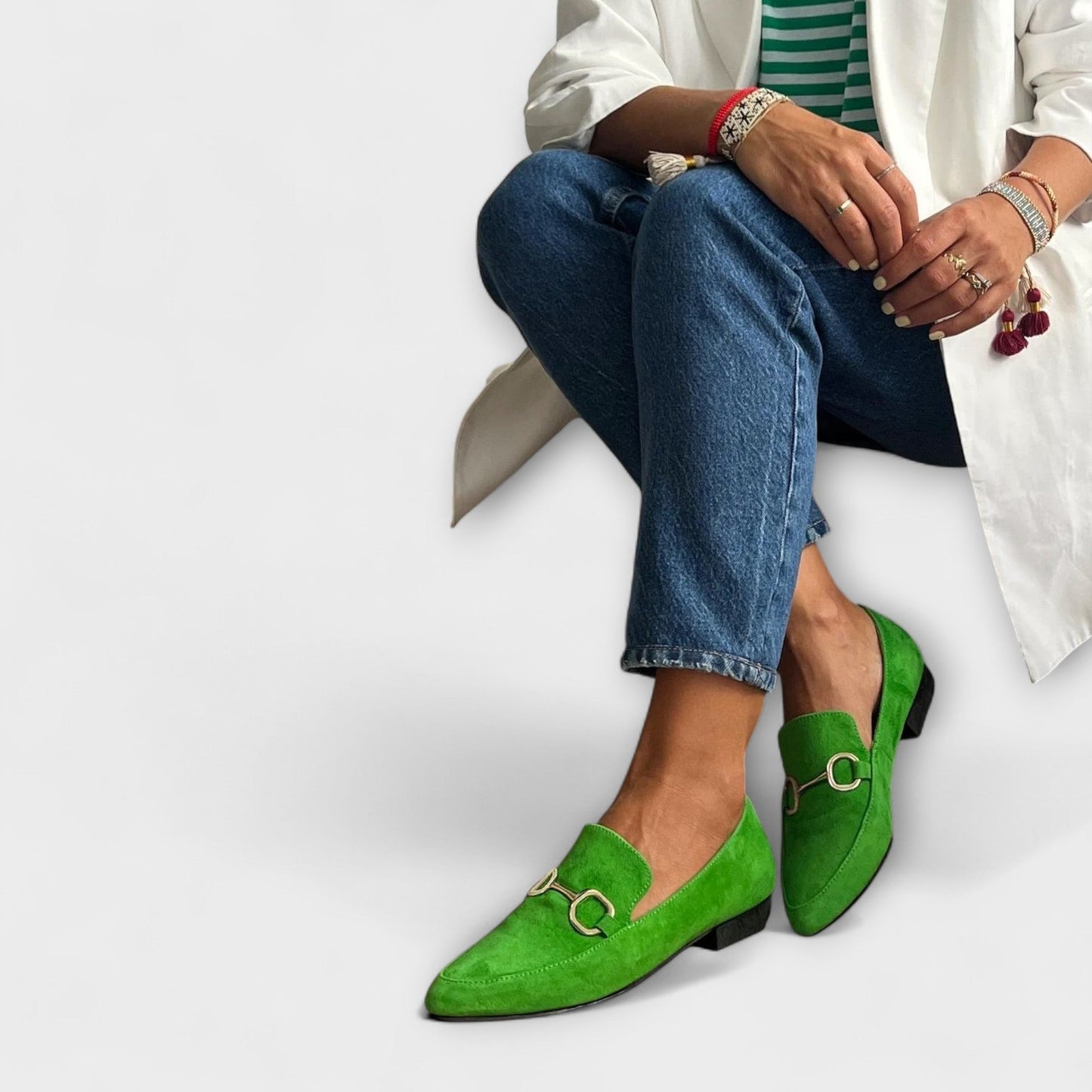 Kaia – Puntige instap ballerina's