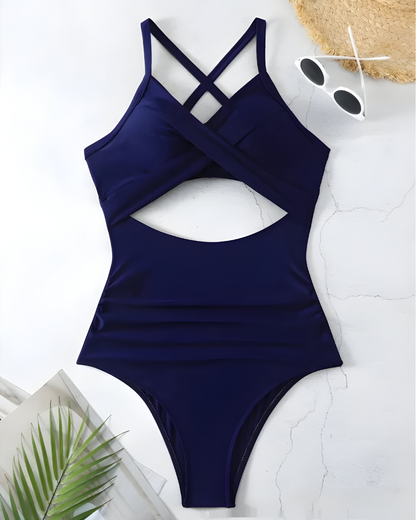 Selena™ | Elegant corrigerend badpak met cut-out design