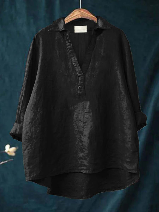 Andrea™ - Linnen blouse
