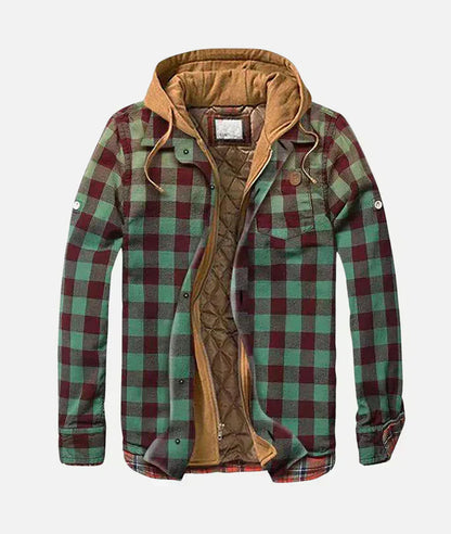 Alain – Geruite patchwork jas