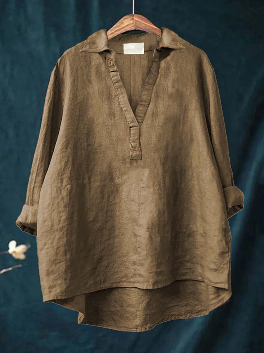 Andrea™ - Linnen Blouse