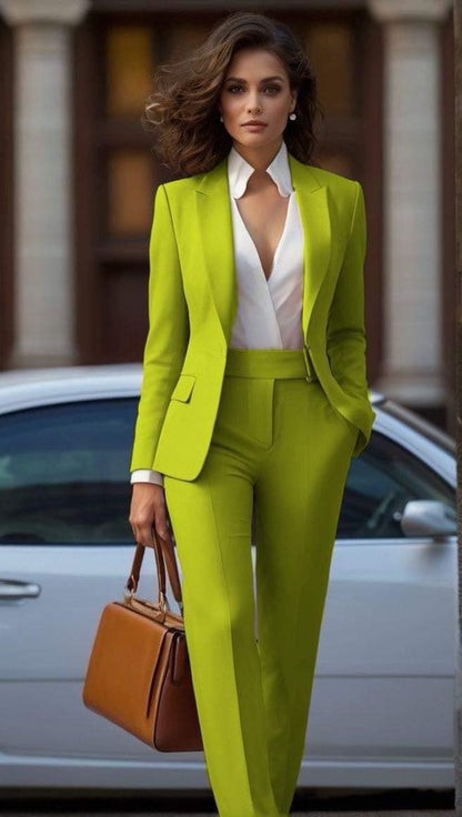 Emma - Comfortabele en stijlvolle blazer- en broekenset