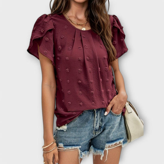Charlotte – De perfecte polkadotblouse