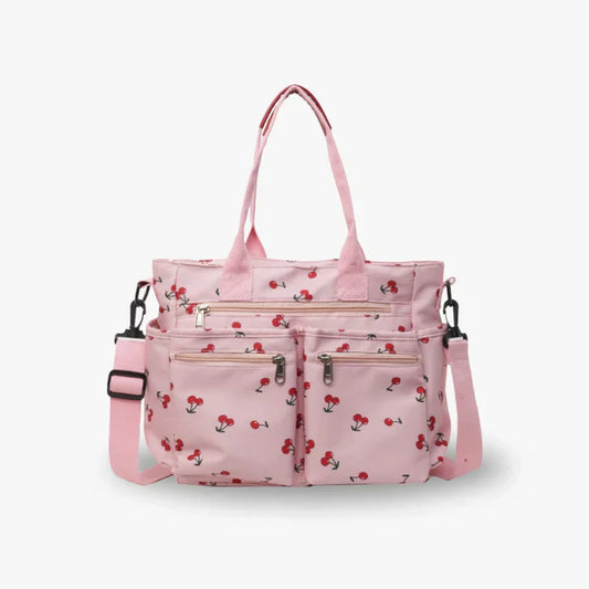 cherry cord tote | Schoudertas