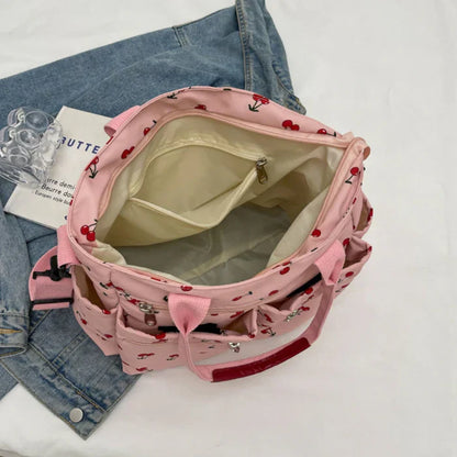 cherry cord tote | Schoudertas
