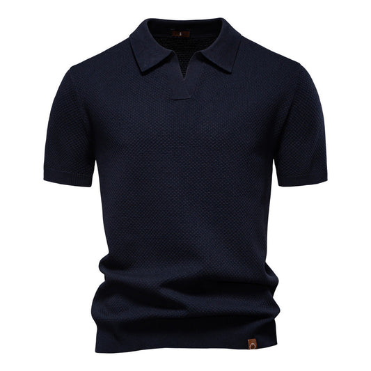 Ulrich – Gestructureerd Polo-Shirt