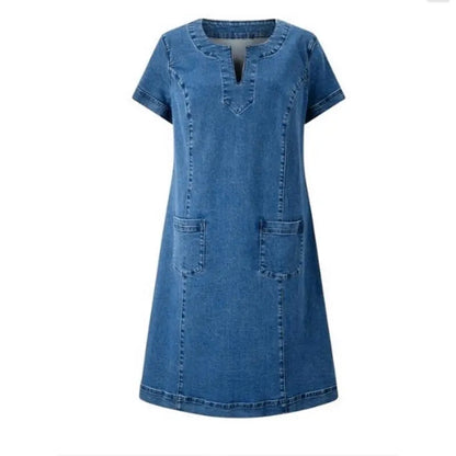 Sofia® | Zachte denim jurk