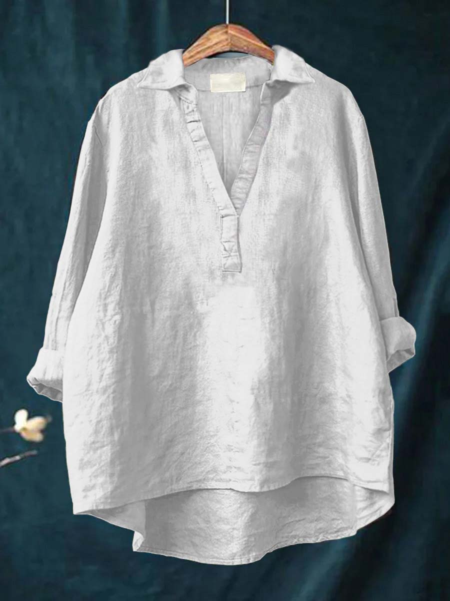 Andrea™ - Linnen Blouse