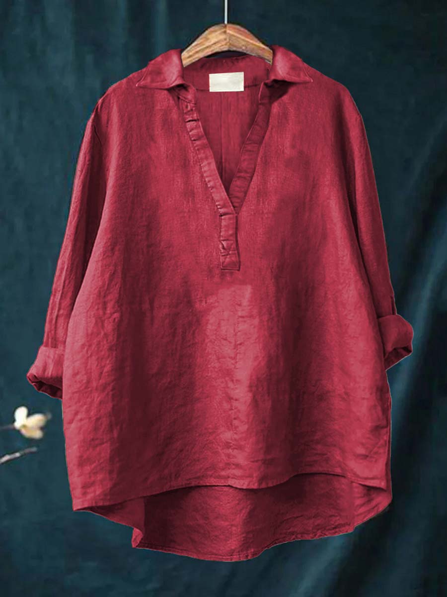 Andrea™ - Linnen Blouse