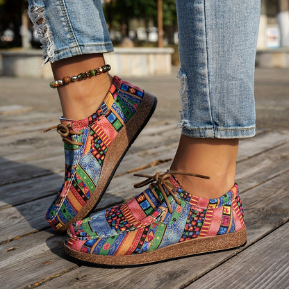 Doutzen™ | Kleurrijke Retro Damesschoenen