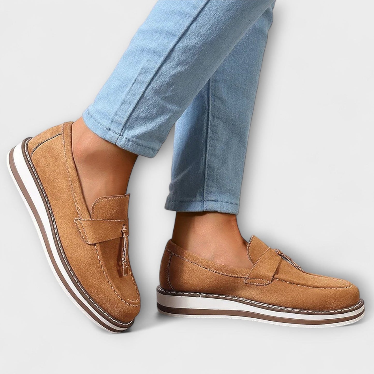 Halo – Casual Loafers met Ronde Neus