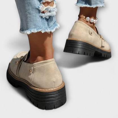 Lora – Casual Loafers met Ronde Neus