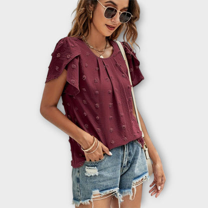 Charlotte – De perfecte polkadotblouse